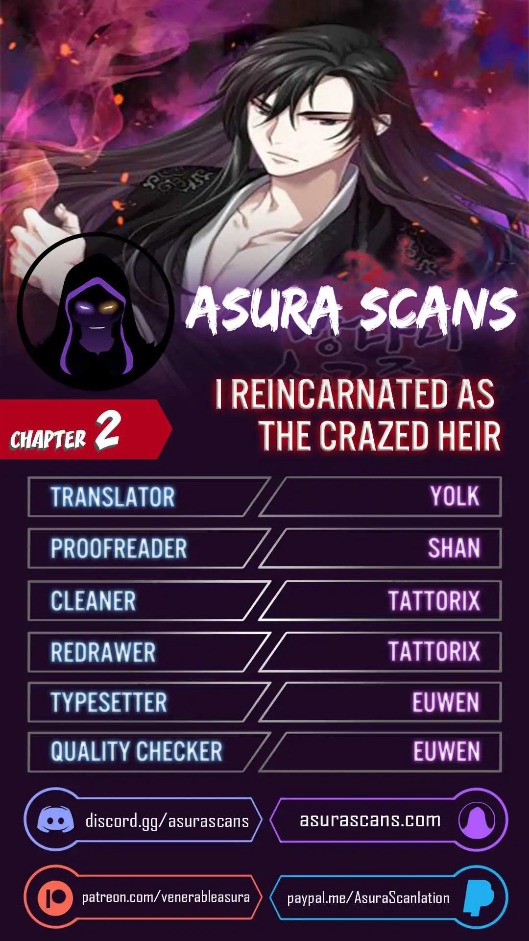 I Reincarnated As The Crazed Heir Chapter 2 1